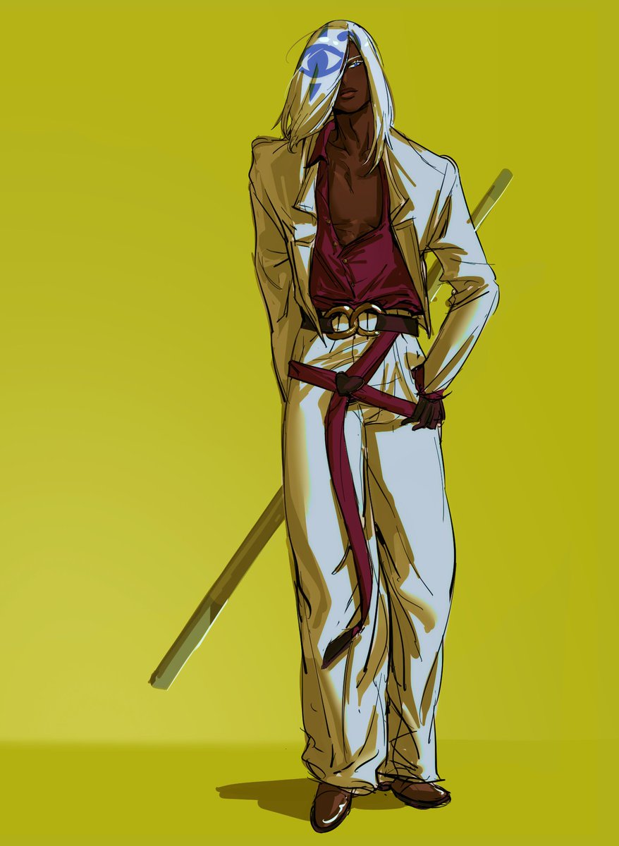 I just realized his left leg has differnet pants bro 💔

#GGST