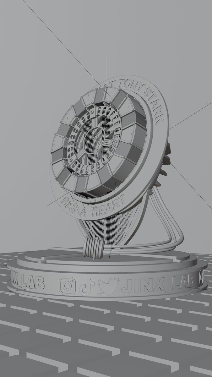 Jinx_Lab's tweet photo. My work in Blender 3D! Tony Stark Arc-reactor from "Iron Man" Marvel movie!

#jinxlart #b3d #blender3D #3DCG #3Dart #3Dartist #IronMan #Marvel #TonyStark #Arcreactor

Clay           //          Final render https://t.co/0mzbkbjrT9