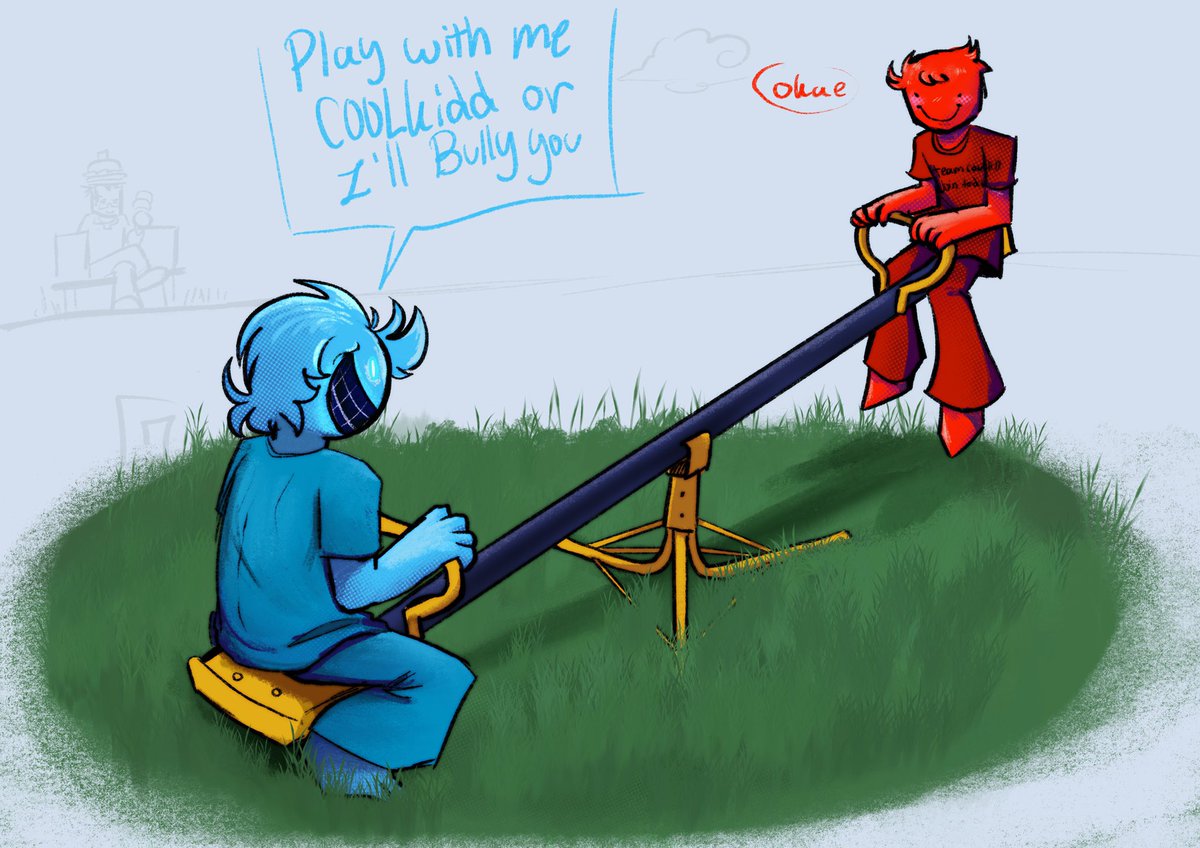 _lilGooby's tweet photo. I head-cannon bluddud is lonely and therefore “bullies” c00lkidd to hangout with him
#Forsaken
#forsakenroblox
#forsakenart
#forsakenc00lkidd
#C00LKIDD
#c00lkid
#bluddud https://t.co/oU2bIXOEEp