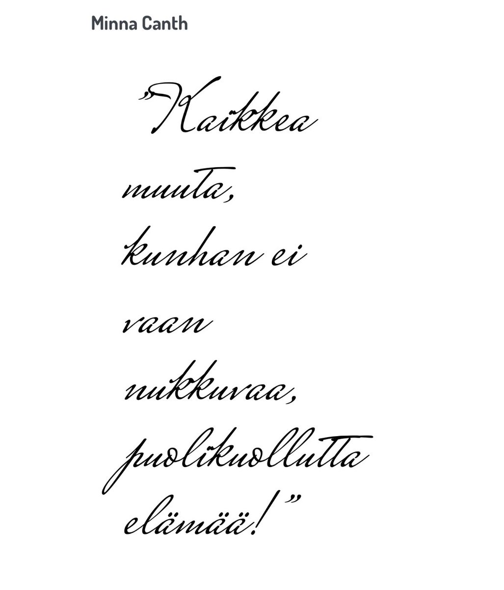 Hyvää Minna Canth:n päivää 🇫🇮