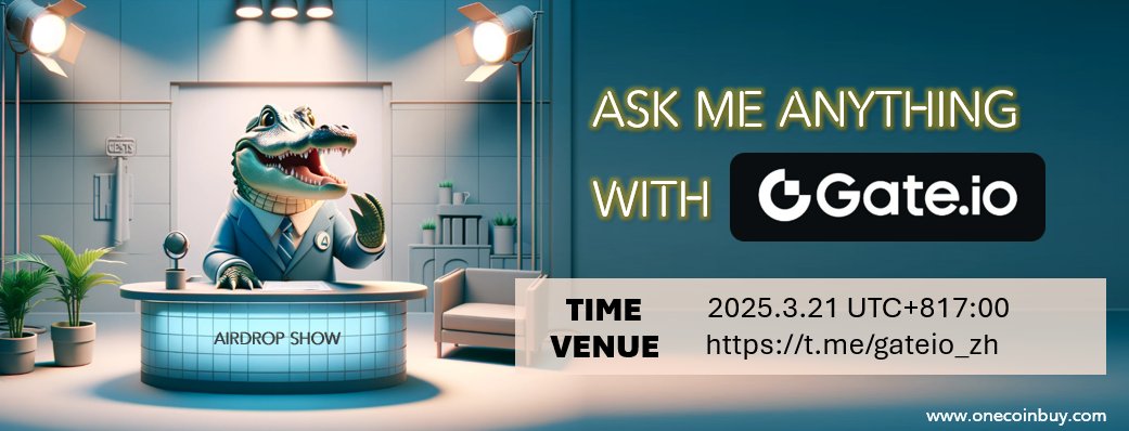🎉We’re thrilled to announce an upcoming AMA session with Gate.io
🎉 Gate.io Official Telegram : t.me/gateio_zh 

#Airdrop  #reward #gateio #onecoinbuy #ocb