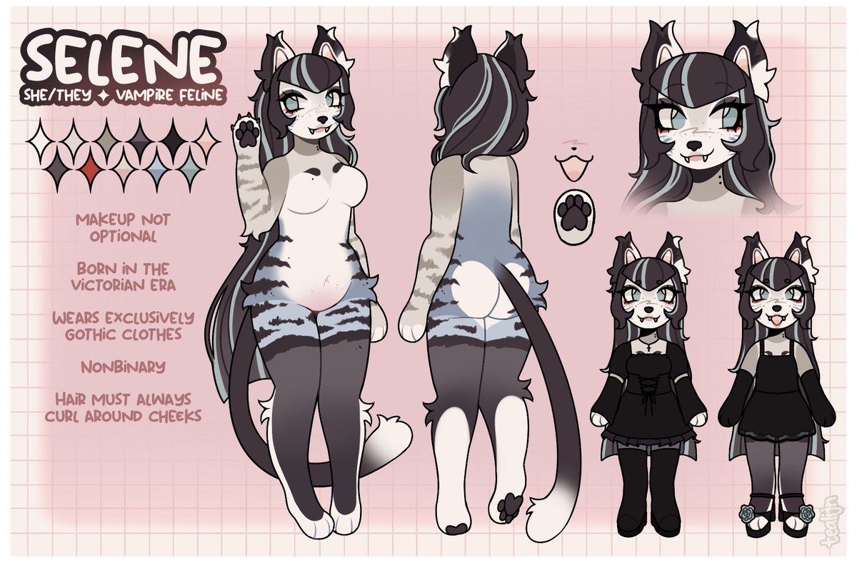 ref sheet i just finished hehe ^_^

💕 &amp; 🔁 appreciated!
tealijns.carrd.co