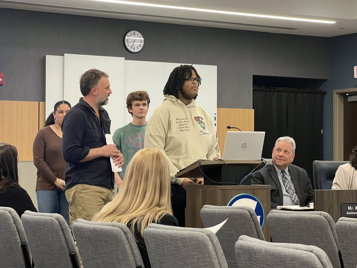 GreeceArcadia's tweet image. Thank you to our amazing Titans and Mr. Hilburger for presenting to the BOE on all of the wonderful things happening at Arcadia!