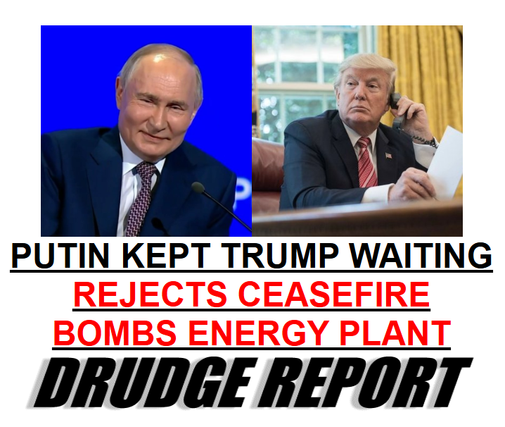 As always <a href="/DRUDGE/">Matt Drudge</a> captures the moment. Shit is fucked.