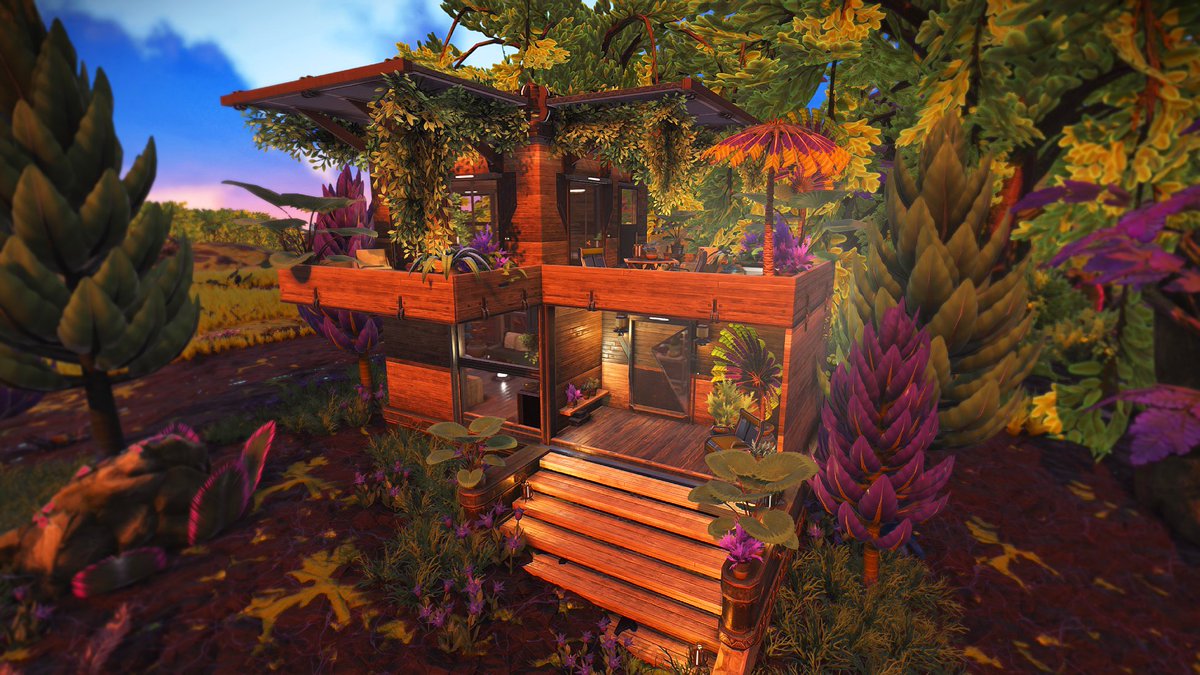 smallbutspacey's tweet image. Recording a new #NoMansSky base tour video tonight!  🌿 Here&apos;s a little preview of the exterior: