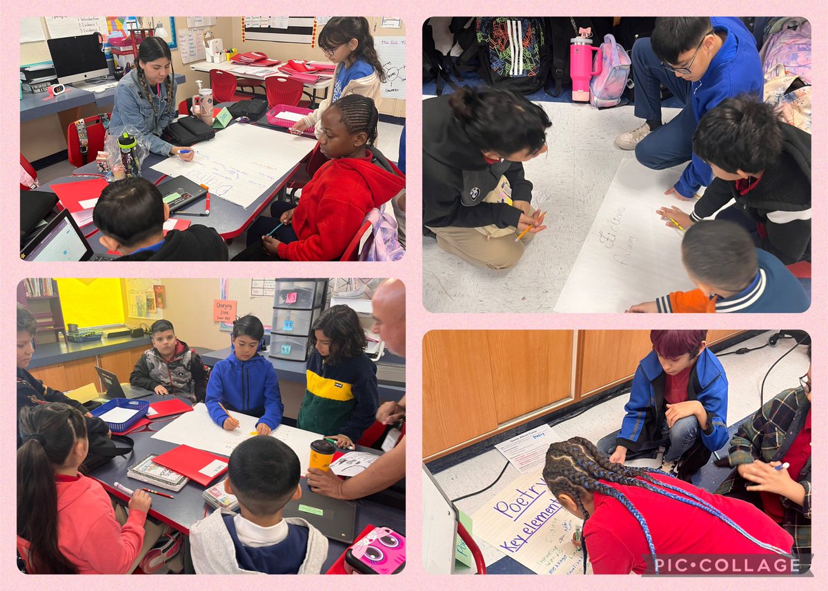 AVillanueva_AP's tweet photo. 💪🏼First day back from Spring Break &amp; our @SagelandMicroES scotties were ROCKING IT!  Check out 4th grade engaging in a @lead4ward #TourOfKnowledge with Genre Album Covers! The RLA classrooms were buzzing with great academic conversations! ❤️🐾💙 @SagelandMicro @MicaelaMoncada3 https://t.co/rWC40u9jDx