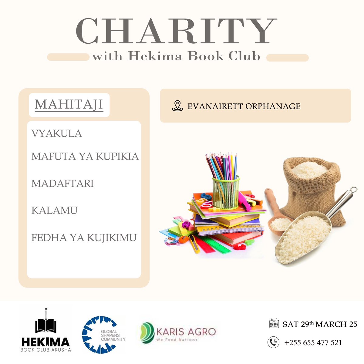 HekimaBook Club Arusha tweet media