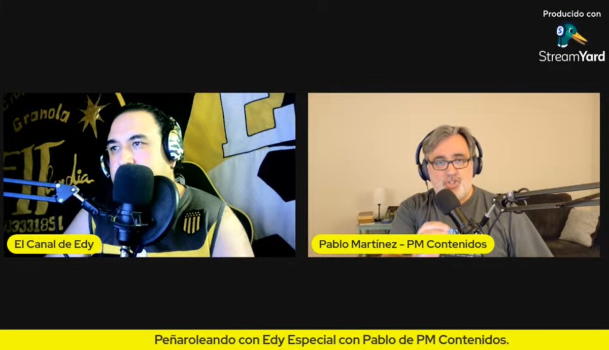 Muchas gracias <a href="/pdmartinez1979/">Pablo D. Martínez</a> por haber estado en el Programa.