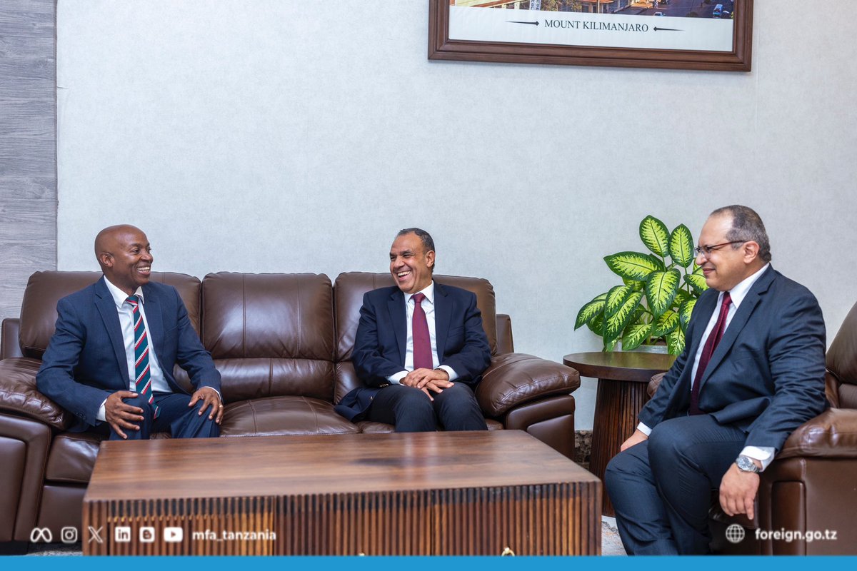 Egypt’s Minister for Foreign Affairs arrives in Tanzania for a working visit

The Minister for Foreign Affairs, Emigration, and Egyptian Expatriates of the Arab Republic of Egypt, Hon. Dr. Badr Abdelatty, has arrived in Tanzania for a  working visit

Upon his arrival at Julius