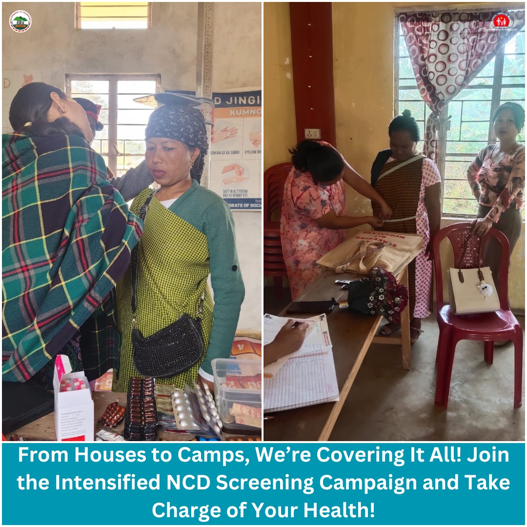 #IntensifiedNCDScreeningCampaign across the State.
Our health providers are on a MISSION to bring healthcare to EVERYONE! From house-to-house visits to  outreach camps, they’re working tirelessly to ensure EVERYONE gets access to essential health check-ups &amp; expert advice.