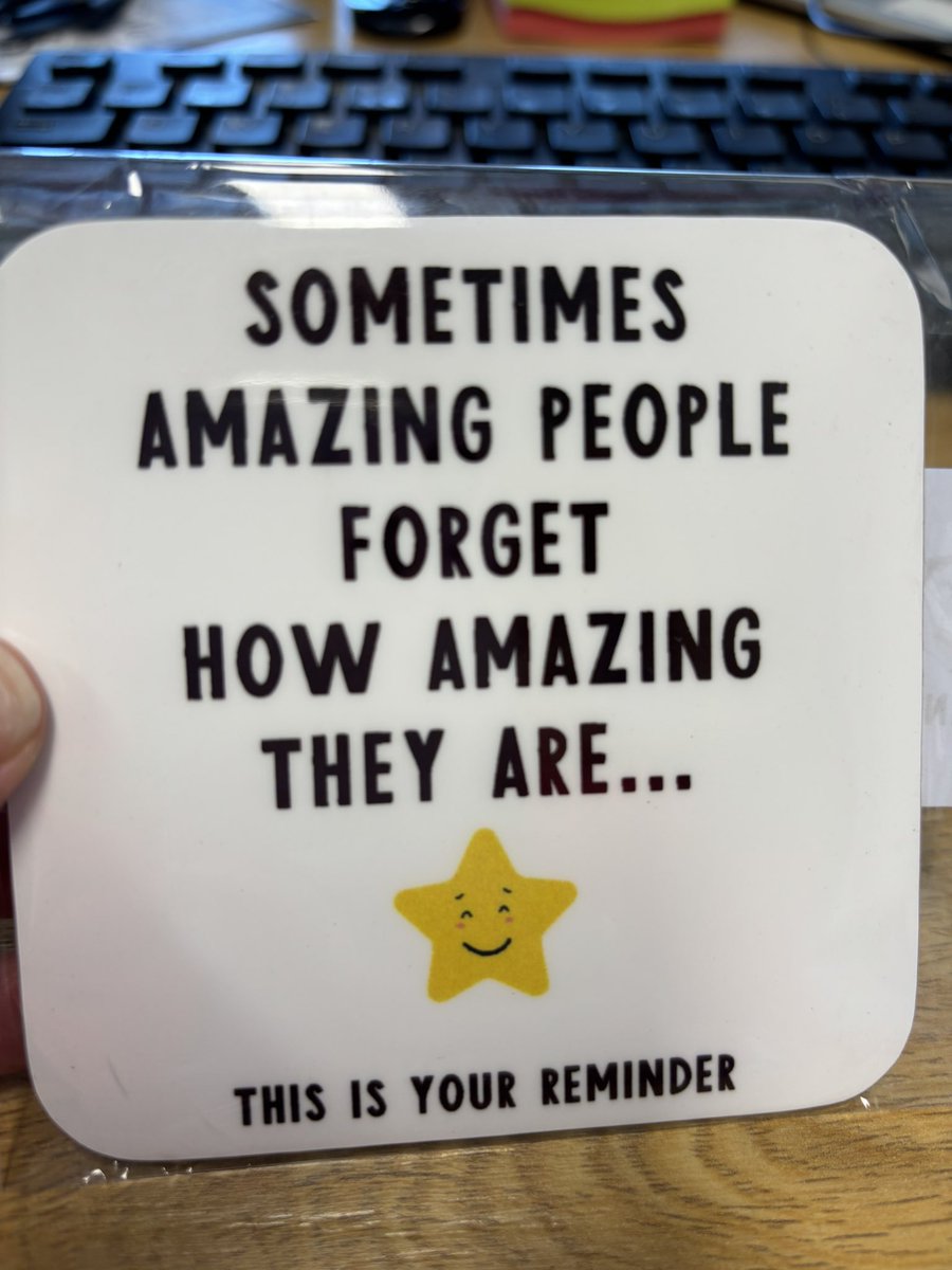 Good morning #teacher5oclockclub - I started Secret Angels at work at the end of last term, I don’t know who my angel is but it is genuinely lovely to come to my desk to little treats 🫶🏻 Have a great Wednesday everyone! #edutwitter #WellbeingWednesday