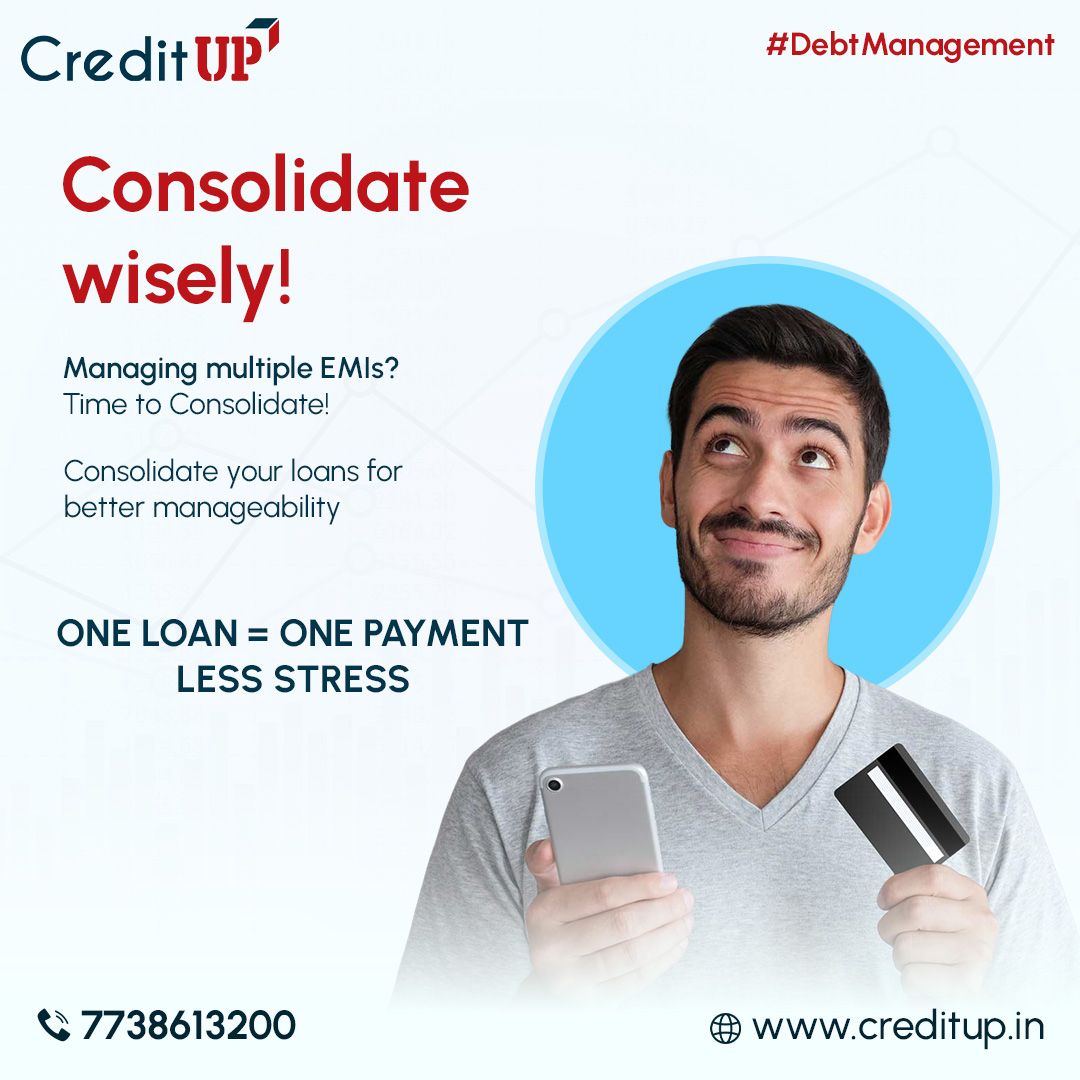 CreditupIndia's tweet photo. One Loan, One EMI—Simplify your finances, reduce stress, and stay in control! 💳✅ #CreditUp #OneLoanOneEMI #FinancialFreedom #LessStressMoreSuccess #SmartBorrowing #EasyFinance #MoneyManagement" https://t.co/MByu4NqkNN