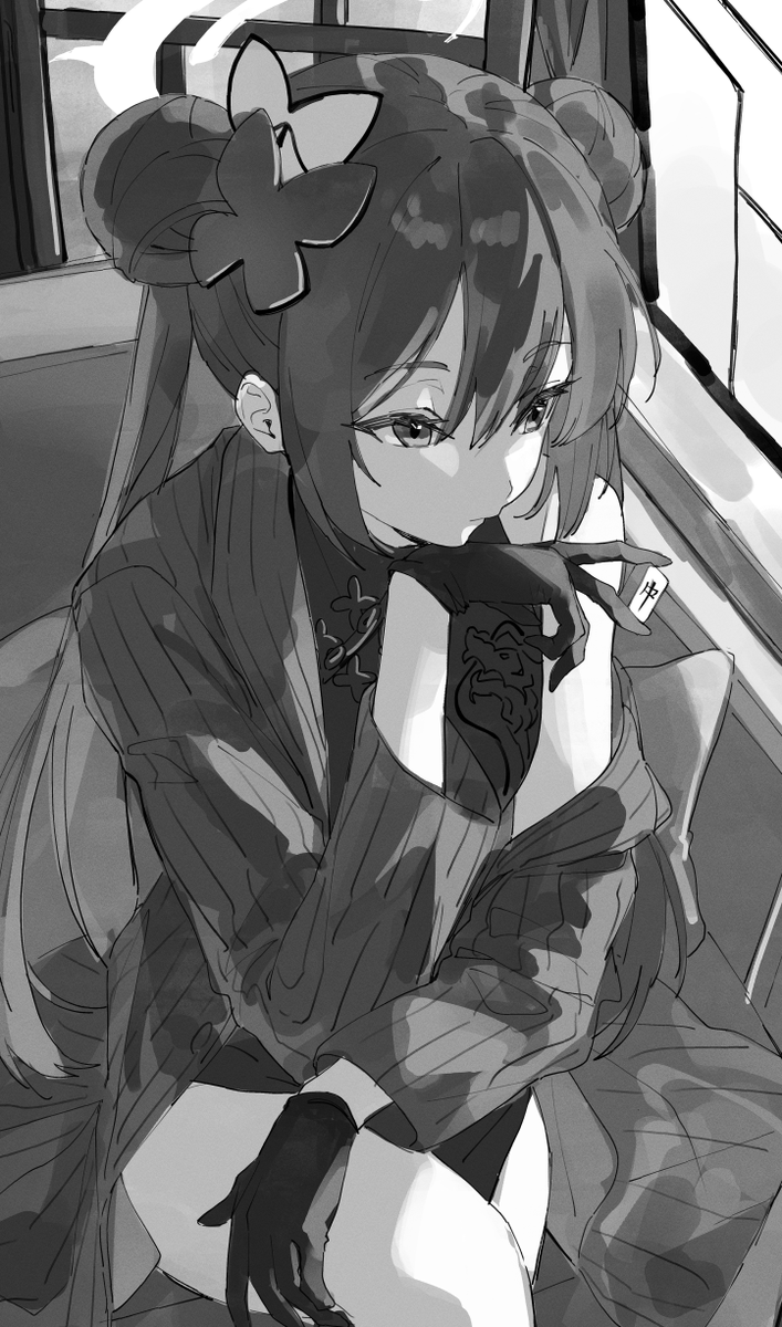 竜華キサキ(ブルアカ) 「kisaki wip 」|kamuのイラスト