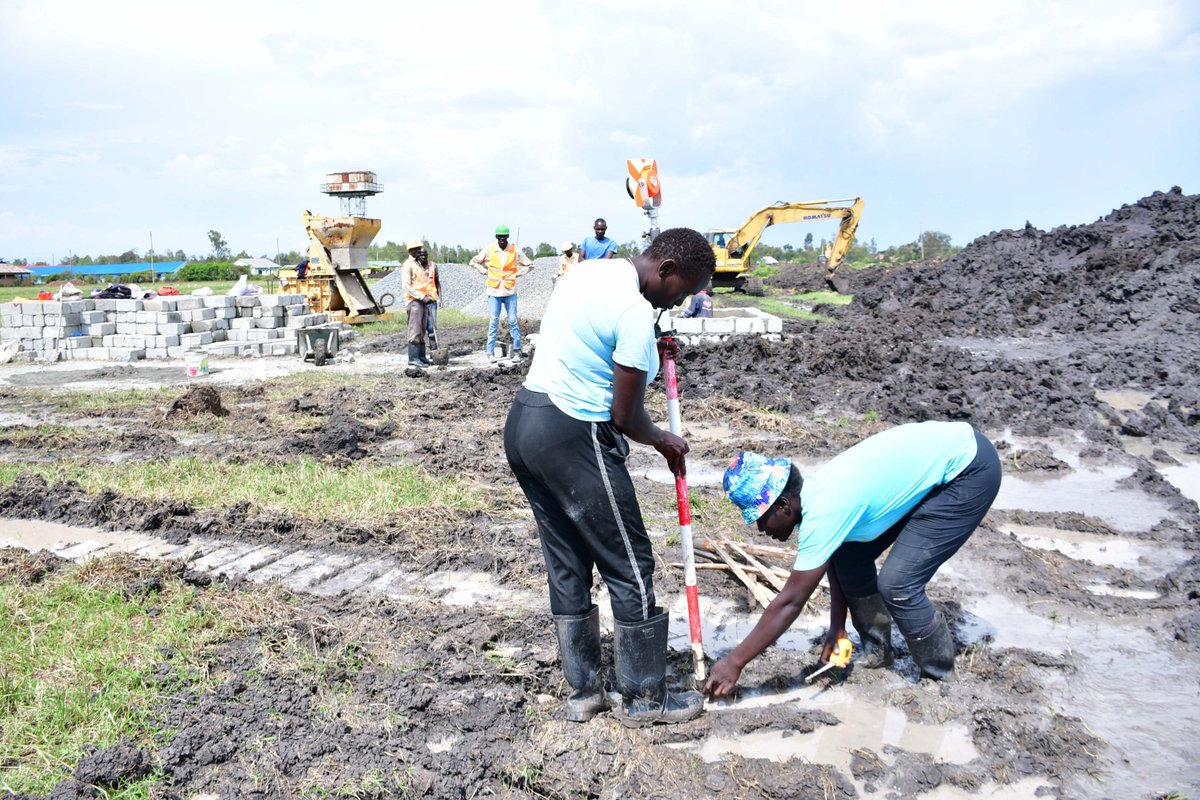 The Kabonyo Regional Fisheries and Aquaculture Center of Excellence (KRFACE) in Nyando Sub-county, Kisumu County, is taking shape despite initial delays caused by flooding. 

Launched in October 2023 by H.E President <a href="/WilliamsRuto/">William Samoei Ruto, PhD</a>, the project is a game-changer for Kenya's blue