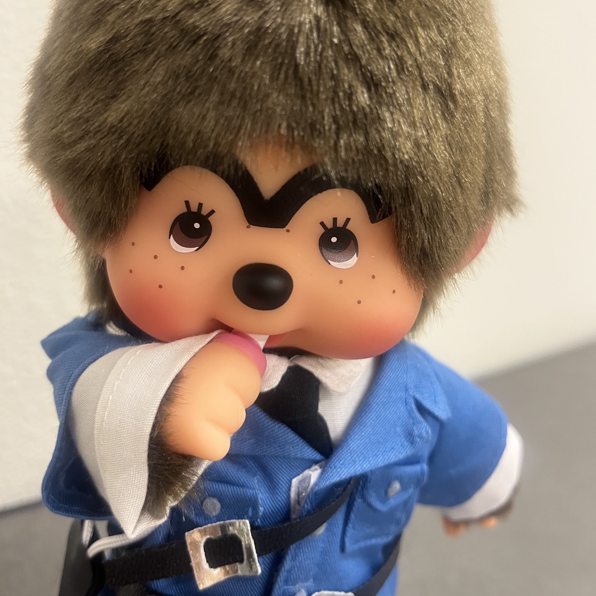 両津勘吉　モンチッチ こち亀記念館 ぬいぐるみ　ラバーマスコット　セット 両津勘吉 モンチッチ こち亀記念館 ぬいぐるみ ラバーマスコット