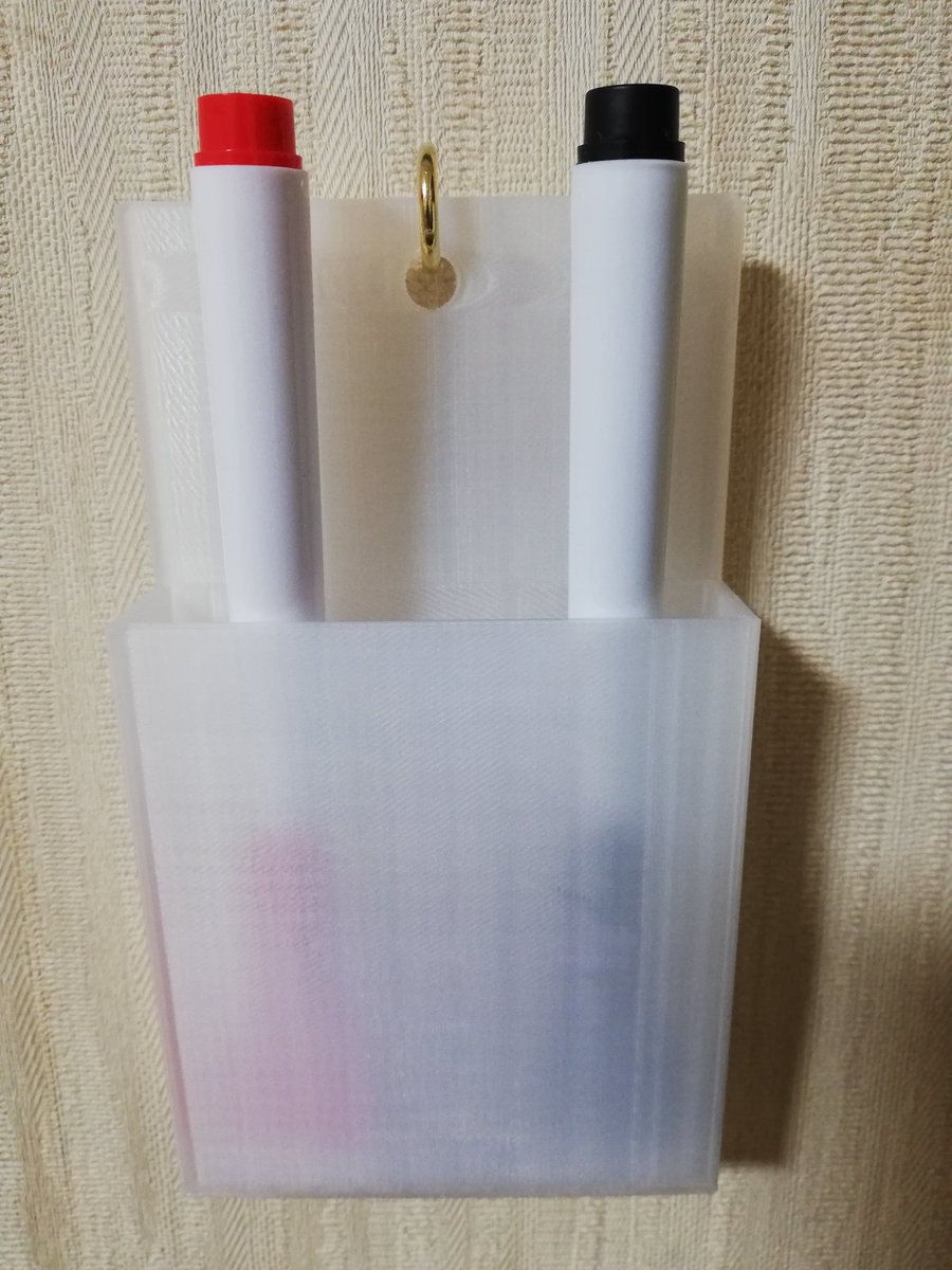 reeyakunfishing's tweet photo. 『壁掛けペンホルダー』の完成。
思い付いたモノを形に出来るって
嬉しいよね。
『世界に1つしかないモノ』やと
思うと尚更嬉しい。
ので、
もっとモデリングと3Dプリンター
を勉強しようと思う。😊
#Fusion
#FlashForge
#Adventure3 https://t.co/aT17dVQvyM