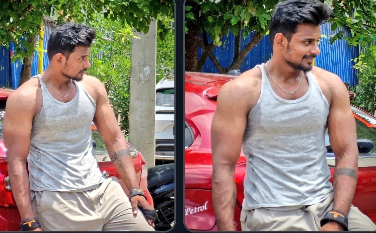 Sexy aamabala...shoulders gummunu irukku