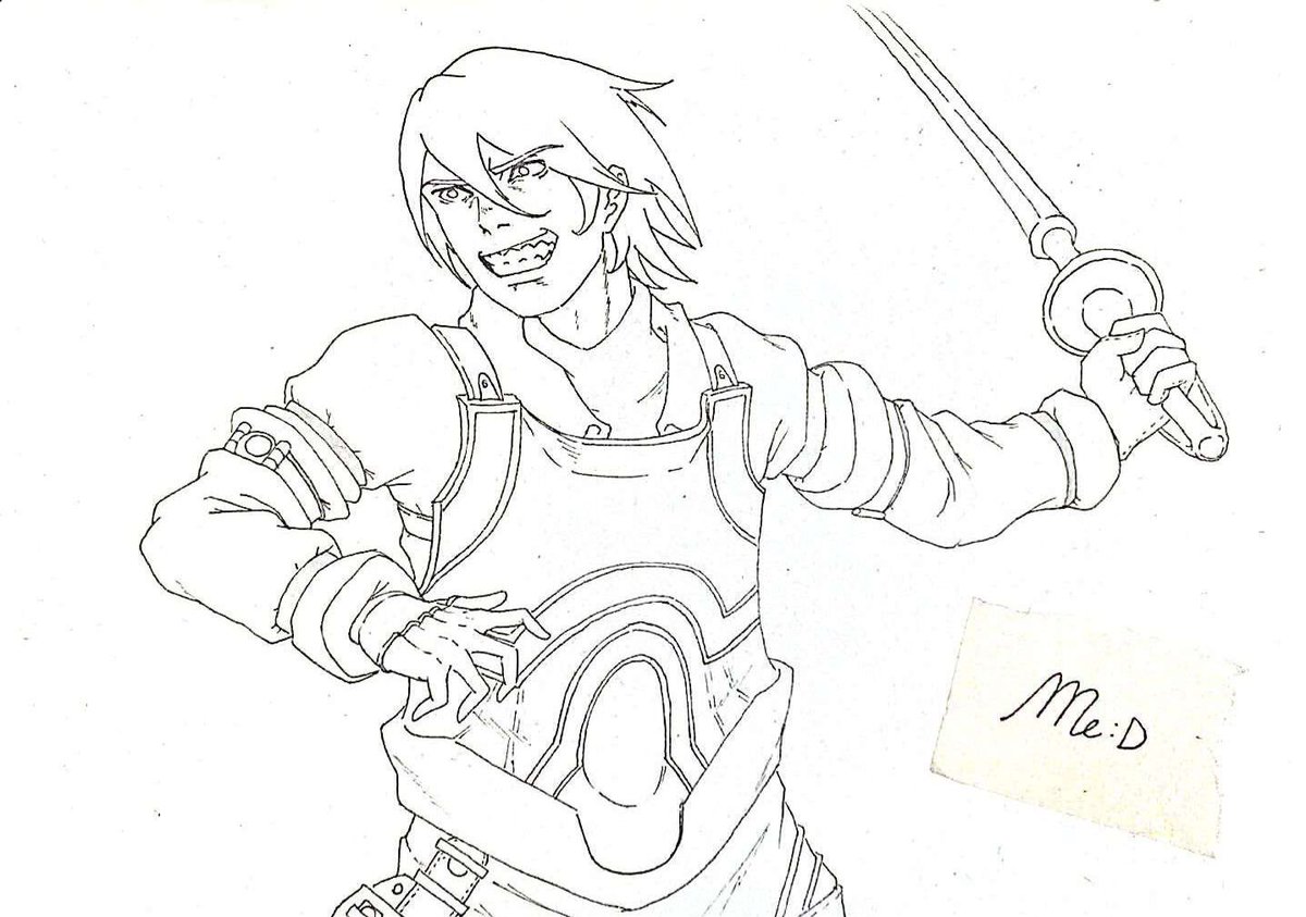 mesdrawings's tweet photo. I haven't played Drakengard yet, but I really want to. That led me to read a lot about its lore, and I learned that Caim, the main character of the first game, was designed to break the usual JRPG tropes of the time. He's violent, reckless, vengeful, and more.

#Drakengard #Caim https://t.co/Hu1Jb6KR91