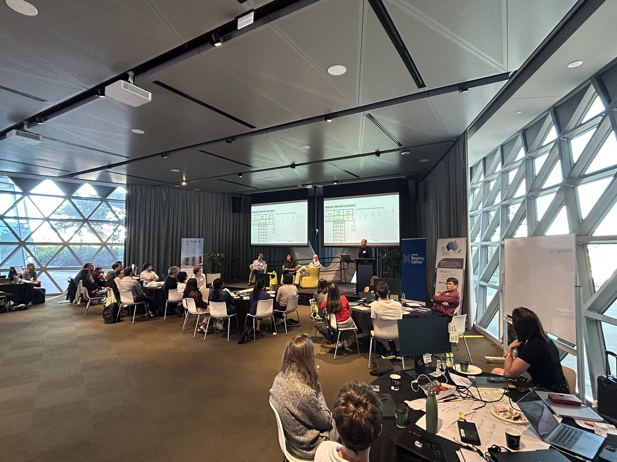It’s been a busy day for those at the first <a href="/sahmriAU/">SAHMRI</a> Registries #Datathon. Time to hear the presentations…..lots of topics…is length of dialysis important? Is there an obesity paradox in ICU patients. <a href="/ANZDATARegistry/">ANZDATA Registry</a>