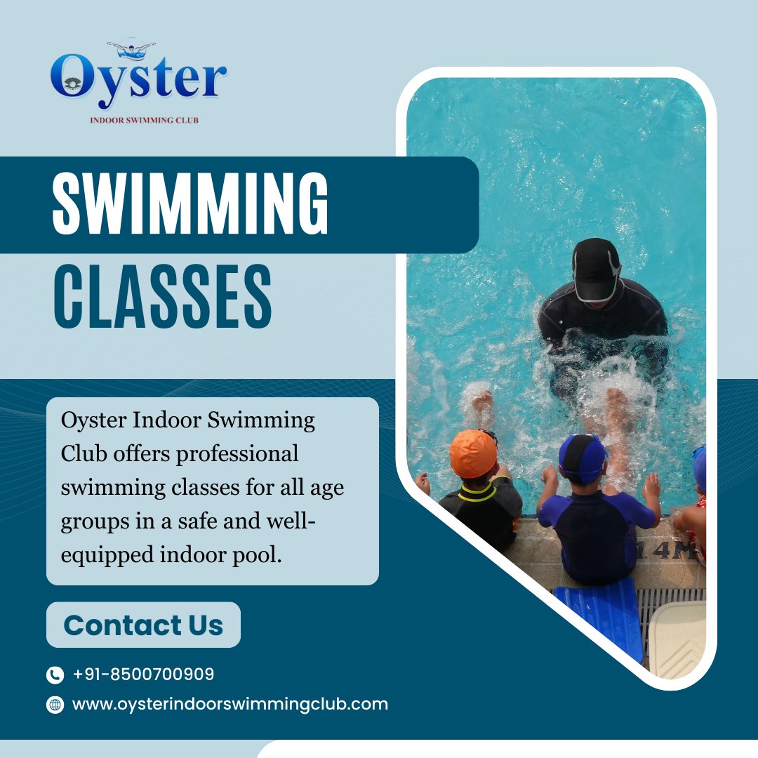 OysterIndoor's tweet photo. Dive into excellence with Oyster Indoor Swimming Club! Join our expert-led swimming classes and make a splash today! 📷 #SwimWithOyster #IndoorSwimmingClub
Contact Info-
+91-8500700909
+91-8500686699
oysterindoorswimmingclub@gmail.com
.
.
.
.
#OysterSwimClub #SwimStrong https://t.co/6U9D00z491