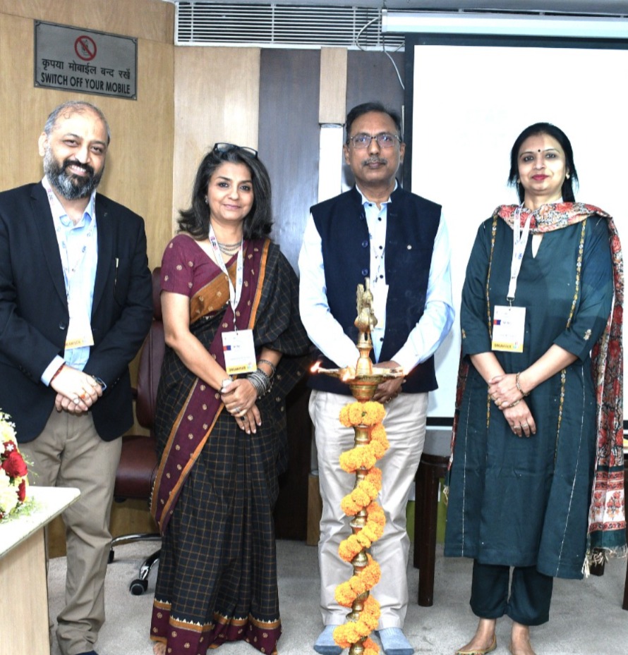 stpiindia's tweet photo. 🌟The STPI LEAP AHEAD 2nd Edition in-person mentoring sessions kicked off  with an insightful welcome address by Dr. Sanjay Kumar Gupta, Senior Director, STPI, followed by a warm reception from Ms. Geetika Dayal, Director General, TiE Delhi-NCR, and Ms. Upasana Sharma, Executive Director, TiE Delhi-NCR and Shri Subodh Sachan Director, STPI

Their words of encouragement and vision for fostering entrepreneurship set the perfect foundation for the program.

Stay tuned for more updates! 🚀

#STPI #LeapAhead2 #Entrepreneurship #Innovation #TiEDelhiNCR