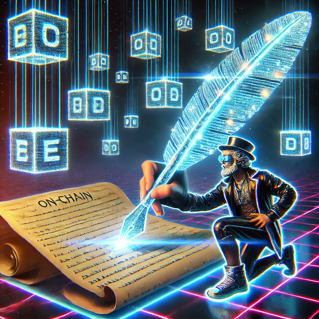 akka_pa's tweet image. When you&apos;re not just writing, you&apos;re engraving your legacy on-chain. 🖋️⚡
Cyberpunk dreams meet blockchain reality with @inkonchain
#ink #DecentralizedCreativity #OnChainForever #inkonchain