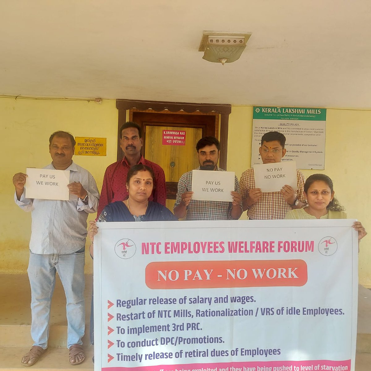 NTC_Emp_Forum's tweet photo. 🚨 NO PAY, NO WORK! 🚨
Day after day, management ignores us. But we won’t be silenced! The Pen-Down Strike continues today, March 19, 2025.
🔥 We demand fair pay and respect!
⚡ No Justice? No Peace! ⚡
#NoPayNoWork #StrikeForJustice #WorkersUnite #EnoughIsEnough #NTCStrike https://t.co/CGQ2ilaxhL