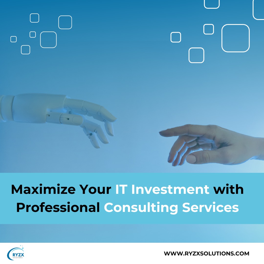 RyzxSolutions's tweet photo. #ITConsulting #MaximizeYourInvestment #BusinessGrowth #TechSolutions #CostOptimization #Innovation #RYZXSolutions #TechStrategy #BusinessTransformation #DigitalSolutions #CRMConsulting #ITConsultingExperts https://t.co/CBRy053mIv
