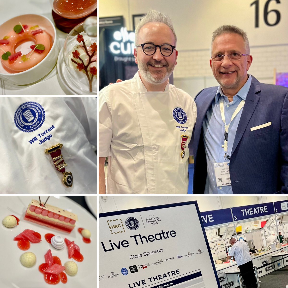 Great to be back at <a href="/HRC_Event/">HRC</a> yesterday to host the second day day of the <a href="/SalonCulinaire/">Salon Culinaire</a> at @ExCeLLondon, with competitions including the Association of Pastry Chefs Dessert of the Year 2025 sponsored by <a href="/Callebaut_UKIE/">Callebaut</a> and many more: linkedin.com/posts/willtorr…