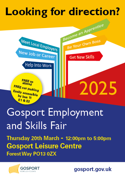 We'll be at the Gosport Employment &amp; Skills Fair tomorrow at Gosport Leisure Centre. Find out what opportunities are available, &amp; where a career at STS Defence can lead to... <a href="/DiscoverGosport/">Discover Gosport</a> <a href="/InvestinGosport/">Invest_in_Gosport</a> <a href="/JCPinHants_IOW/">JCP in Hampshire</a> 
Sneak preview: lnkd.in/ggMn2z6P
#ThisIsGosport