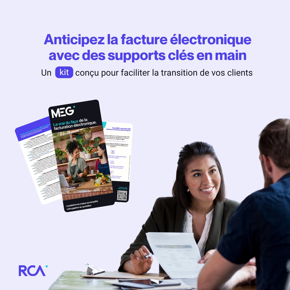 Anticipez la facture électronique avec des supports clés en main 😍

Pour vous aider à accompagner vos clients sereinement, nous avons conçu un kit de communication complet sur ce sujet.

Téléchargez votre kit et facilitez leur transition👇
rca.fr/actualites/ant…
