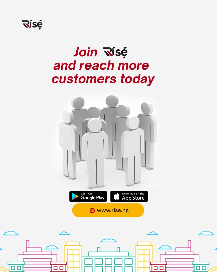 riseapp_ng's tweet photo. Reach more customers today! Download Risé Ng app on Google Play or App Store. #Risé #CustomerGrowth https://t.co/CgbADfCHCn