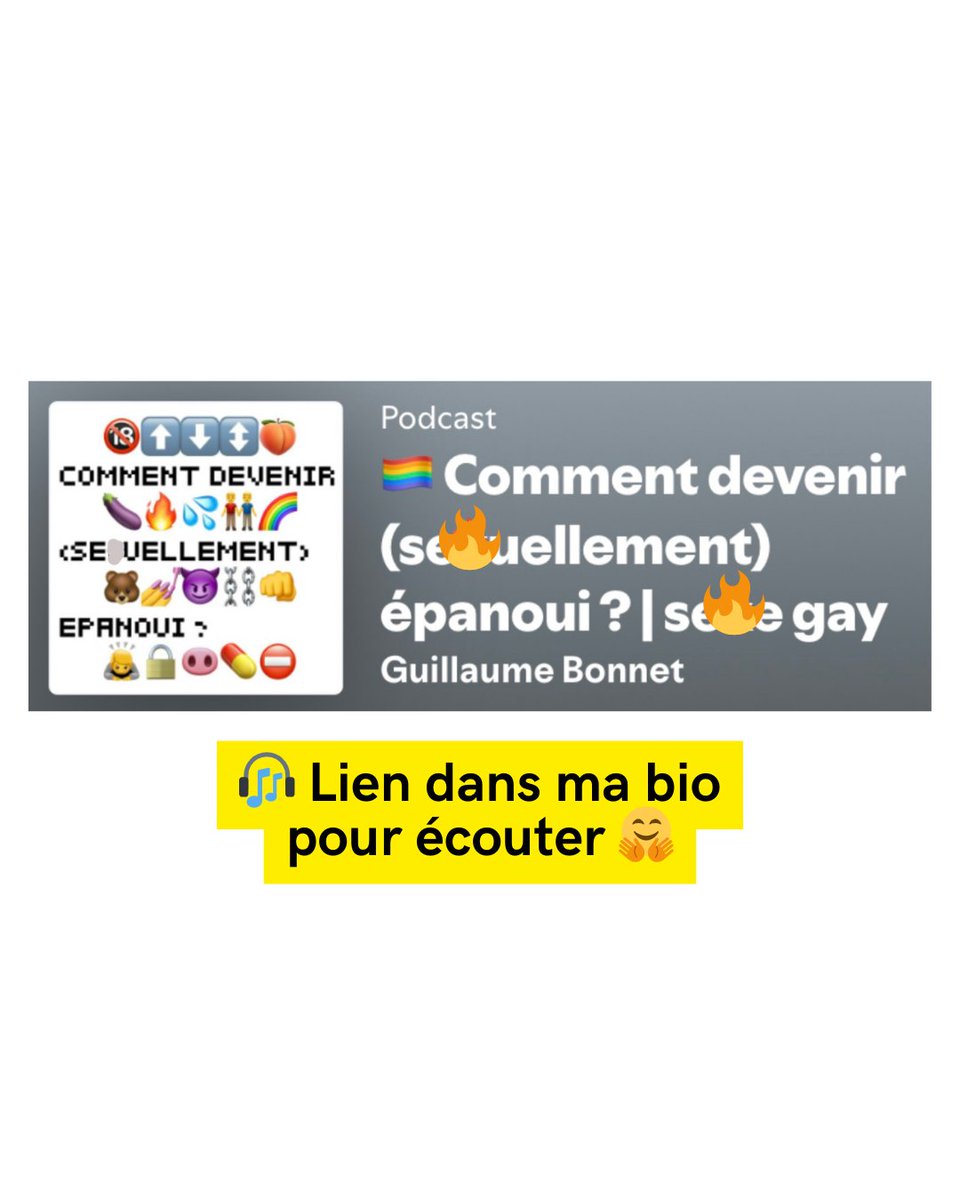 🏳️‍🌈Guillaume Podcast Gay tweet media