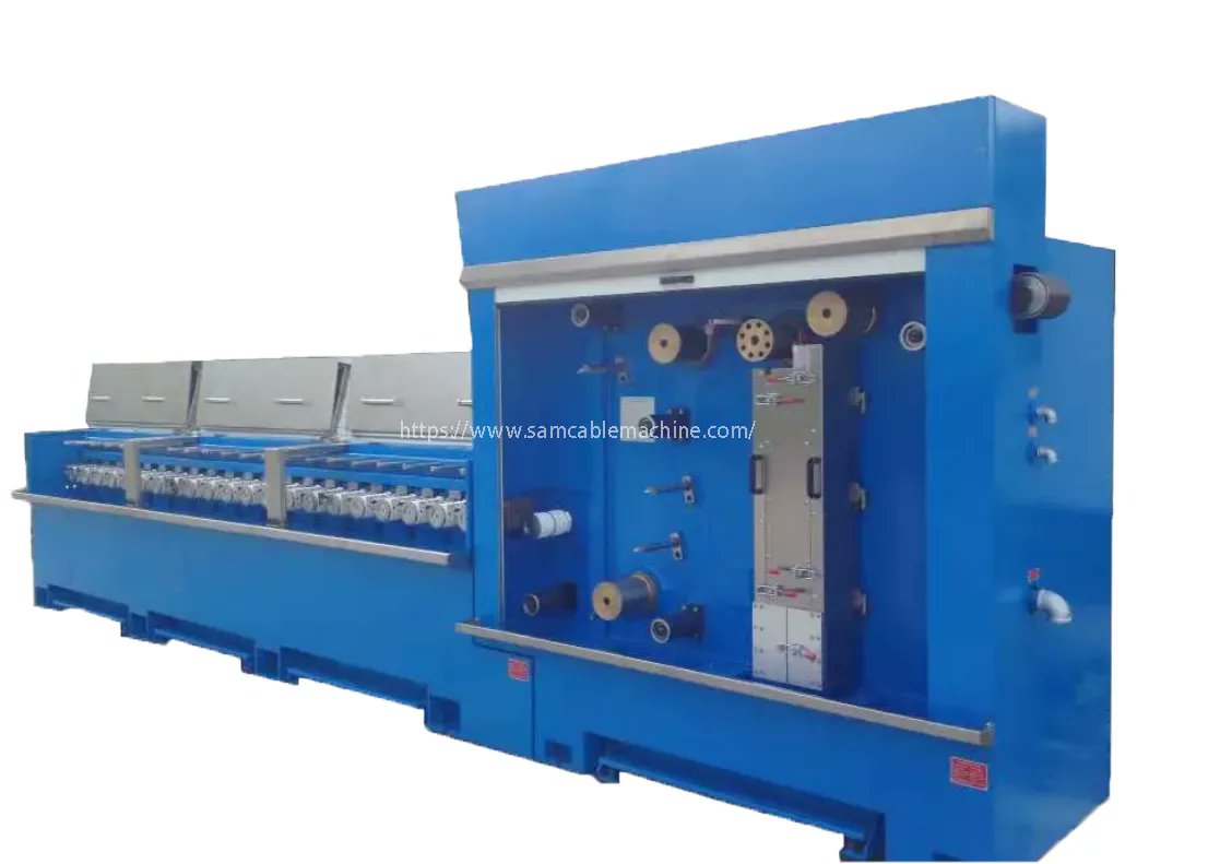 samcablemachine's tweet photo. #Multiwire Horizontal #Drawing #Machine with #Annealer!!!
See more at-https://t.co/6kA7SUdwYc https://t.co/wODLf3dUoc