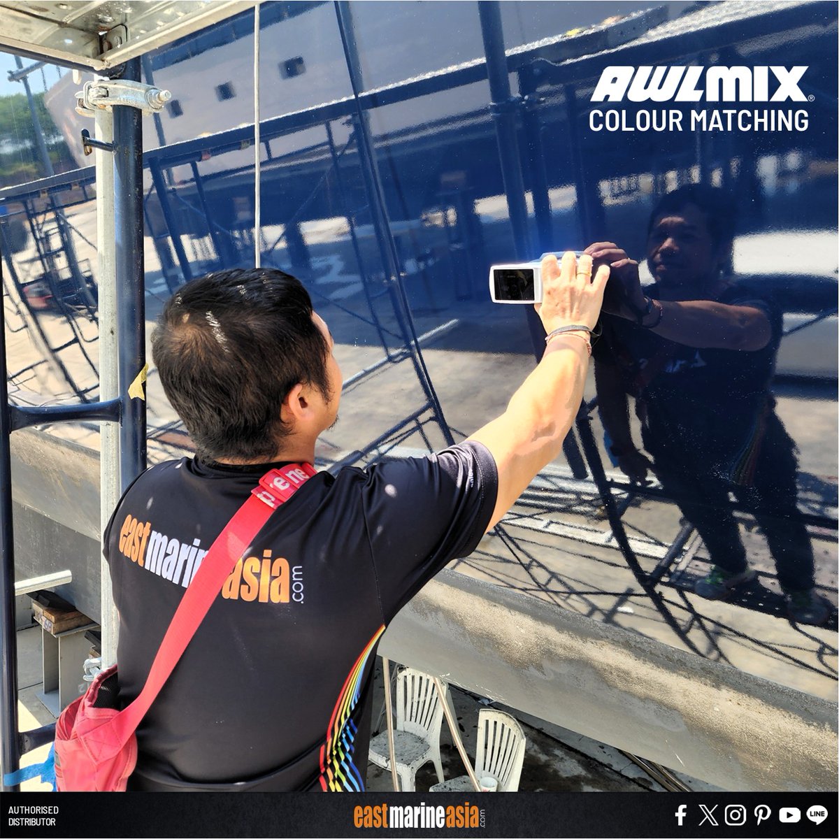 eastmarineasia's tweet photo. #AWLMIX COLOUR MATCHING
#Awlgrip #Awlcraft2000 #Awlcraft3000 #AwlgripHDT
#InternationalYachtPaint #PerfectionPro

#EastMarineAsia https://t.co/lf9kI6Mo5b