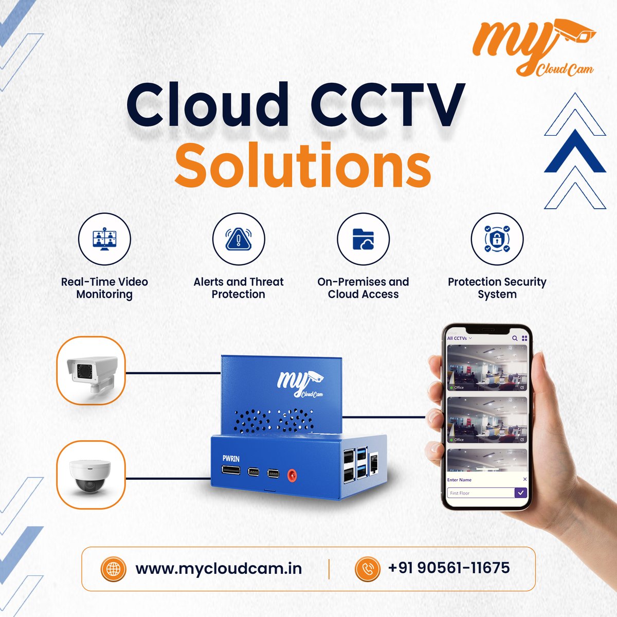 My_cloudcam's tweet image. 🔒 Secure Your World with myCloudCam! 🚀

✅ Real-Time Video Monitoring
✅ Instant Alerts &amp;amp; Threat Protection
✅ Cloud &amp;amp; On-Premises Access
✅ 24/7 Advanced Security

Stay Protected Anytime, Anywhere! 🌐
📞 +91 90561-11675 | 🔗 mycloudcam.in

#MyCloudCam #CloudCCTV