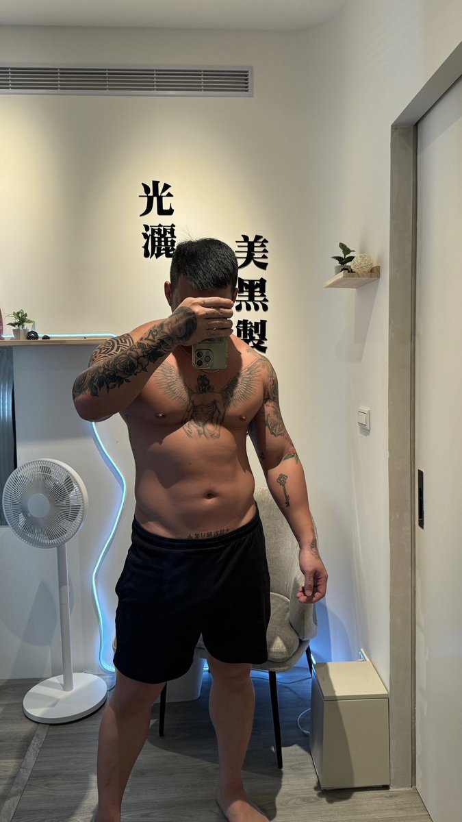 台中這間光灑日曬
曬的時間更短
顏色更深了