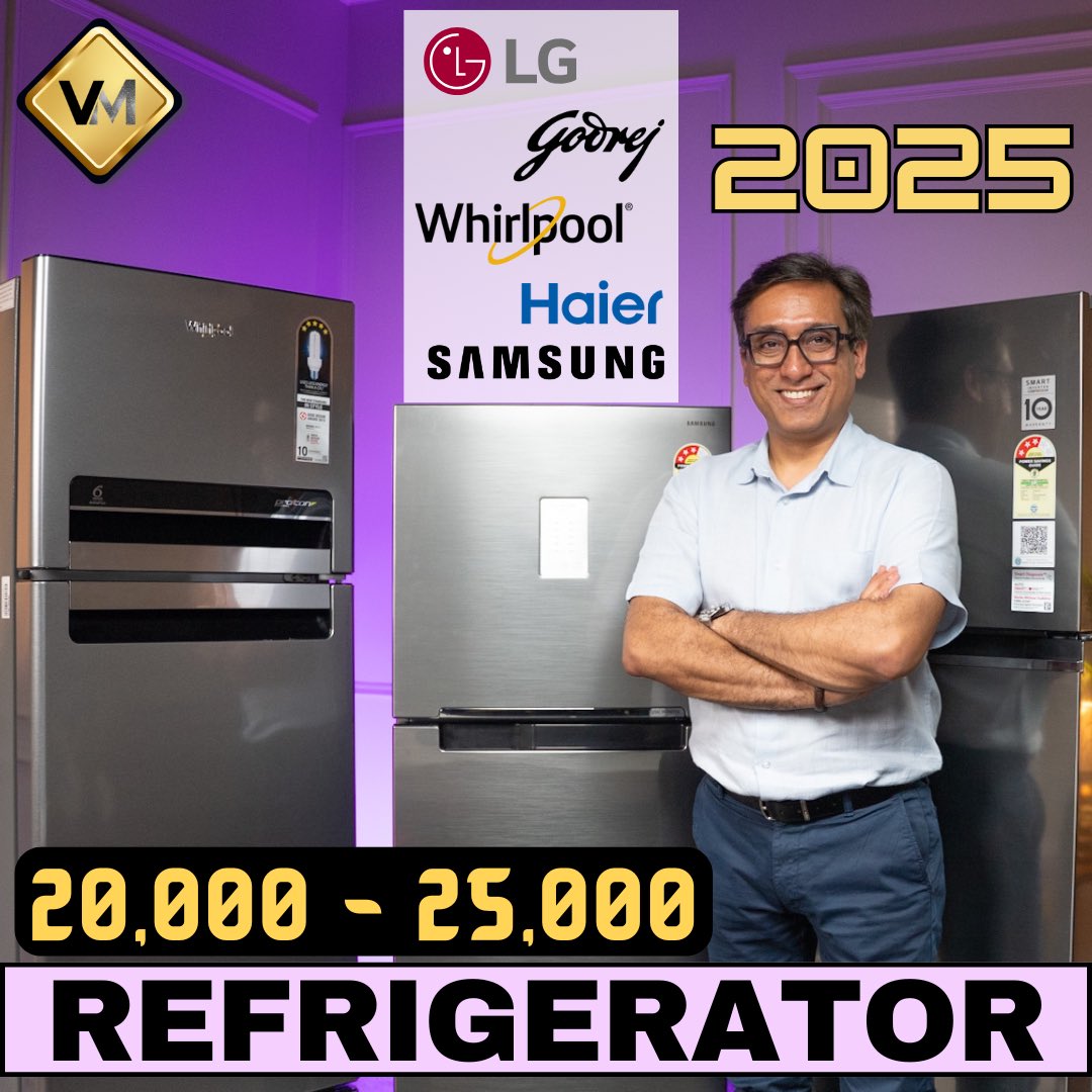 Vineet Malhotra (@vm__one) on Twitter photo Why settle for less when you can have the best? Up next is the video you've been looking for to help you buy the best refrigerators. ๐๐ฝ Why settle for less when you can have the best? Up next is the video you've been looking for to help you buy the best refrigerators. ๐๐ฝ