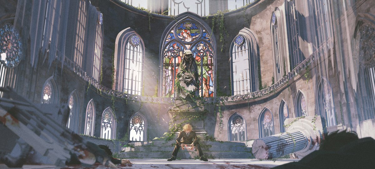 meimeiii_art's tweet image. 神の不在証明。
#hxh #kurapika #illustration #conceptart #art #hunterxhunter