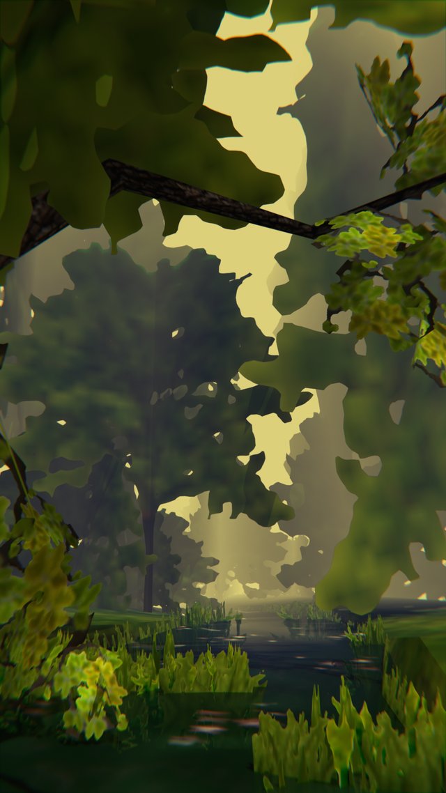 mureinoki's tweet image. Landscaping. #Lowpoly #b3d.