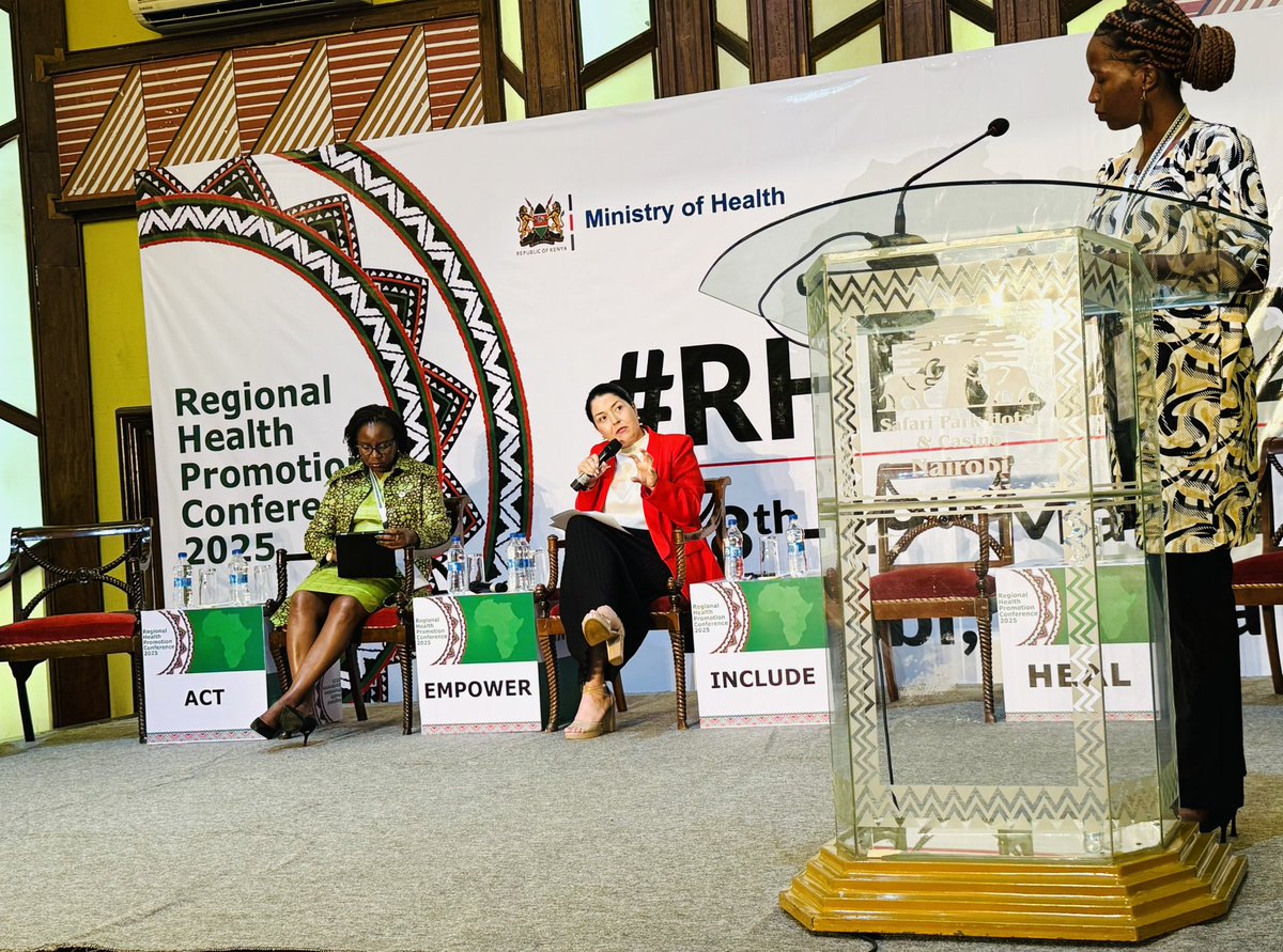 Dr_KatjaK's tweet photo. Speaking at the Regional Health Promotion Conference #RHPC convened by @VSOKenya and @MOH_Kenya in Nairobi, I underscored the importance of access to justice in ensuring that sexual & reproductive rights are legally recognized, protected, and promoted. @AustrianDev https://t.co/ocUY1eJA4k