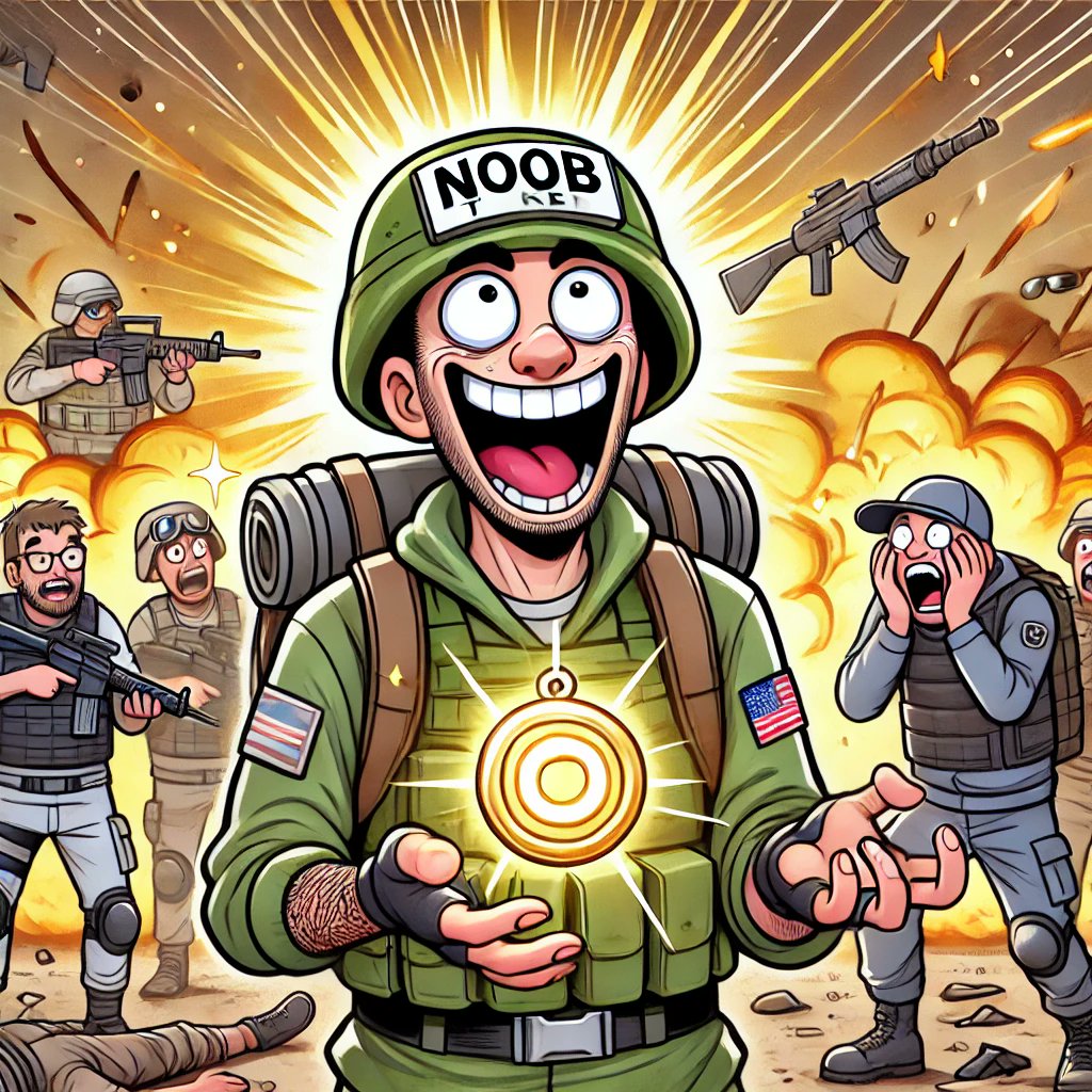 noob_token_'s tweet photo. "When everyone’s fighting with guns, but you bring NOOB TOKEN… and somehow win the battle!
#NoobGamer #GamingMeme #SurvivalGame #GameOver #RunForYourLife #GamingStruggles #BattleRoyale #NoobMoments #LevelUp #solana #pi #doge #memecoin #pumpfuntoken https://t.co/HecRLtlBAR