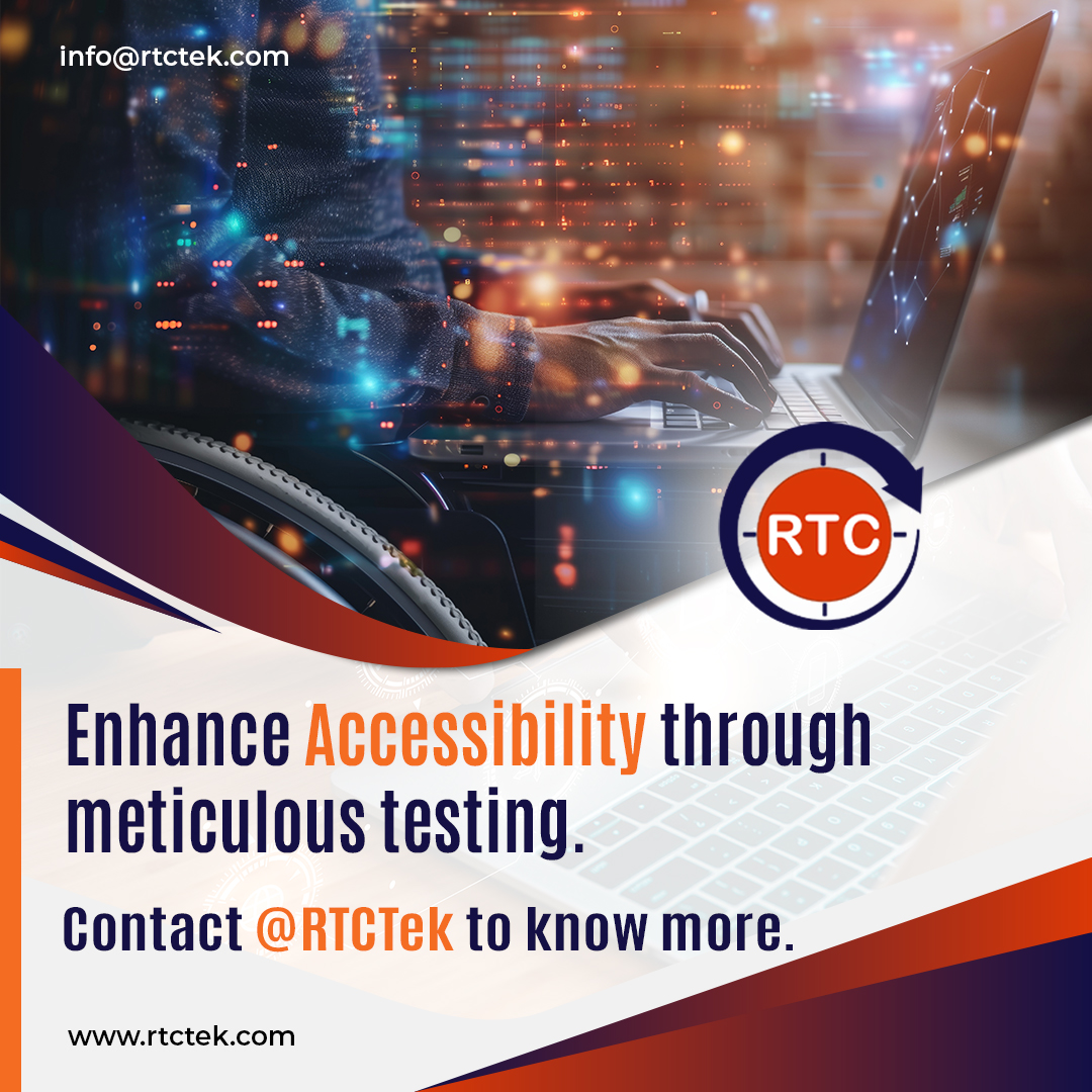 RtcTek's tweet image. Building accessibility into digital platforms is not an option; it’s a necessity. At #RoundTheClockTechnologies, Accessibility Testing Services are designed to uncover barriers and create inclusive solutions.