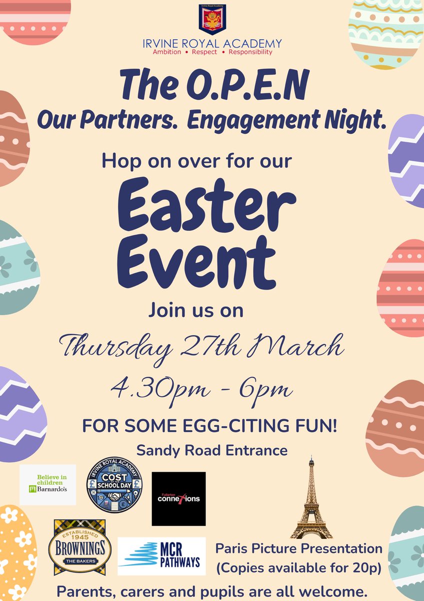 Irvine Royal Academy (@irvineroyalacad) on Twitter photo Check your inbox for the sign up link this morning. What a night we have in store. <a href="/IrvineRoyalFF/">IrvineRoyalFriends&Family</a> <a href="/LoudounMontPSEY/">Loudoun-Montgomery PS+EYC</a> <a href="/WoodlandsIrvine/">Woodlands Primary and Early Years</a> <a href="/CastleparkPS/">Castlepark Primary School</a> <a href="/MppsIrvinesch/">MPPS_Irvine24</a> Annick Primary 🐣🐣🐣 Check your inbox for the sign up link this morning. What a night we have in store. <a href="/IrvineRoyalFF/">IrvineRoyalFriends&Family</a> <a href="/LoudounMontPSEY/">Loudoun-Montgomery PS+EYC</a> <a href="/WoodlandsIrvine/">Woodlands Primary and Early Years</a> <a href="/CastleparkPS/">Castlepark Primary School</a> <a href="/MppsIrvinesch/">MPPS_Irvine24</a> Annick Primary 🐣🐣🐣