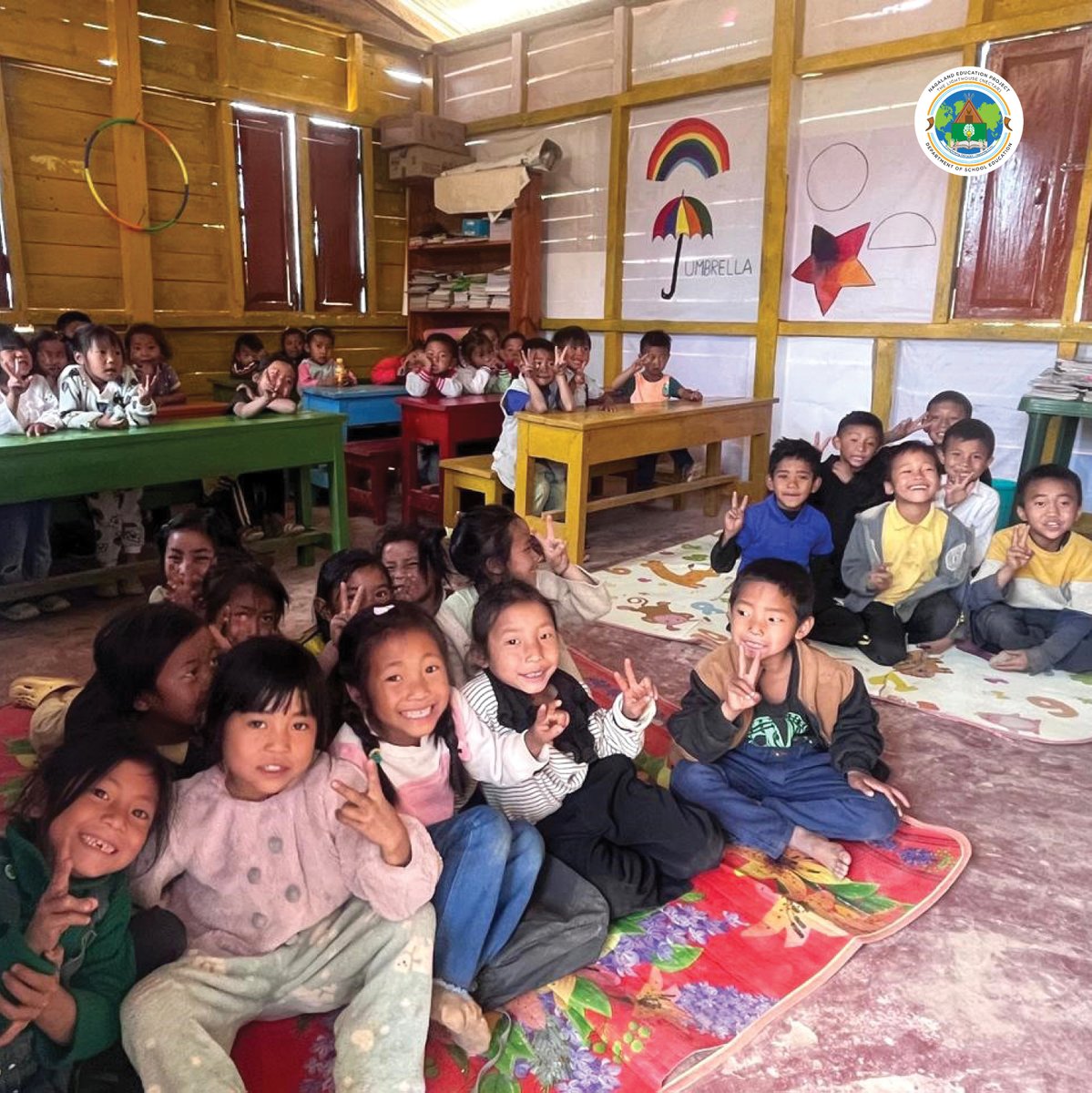 Govt. School Diaries: Smiling students of GPS Forest Ward, Pungro.

#Nagaland #NagalandEducationProject #TheLighthouse #NECTAR #GovtSchoolDiaries