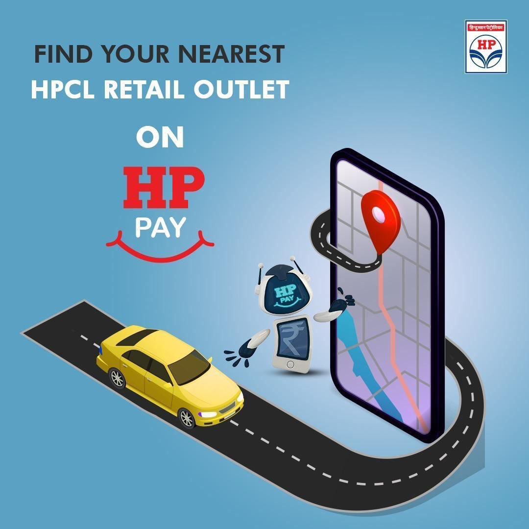 HPCL_Mumbai's tweet image. #HPPay helps you billing smooth and contactless, it also makes it super easy to locate the nearest HPCL retail outlet. Whether it’s a daily commute or out-of-town travel, now you can locate an HPCL Retail Outlet nearest to you with a single click. #HPCL