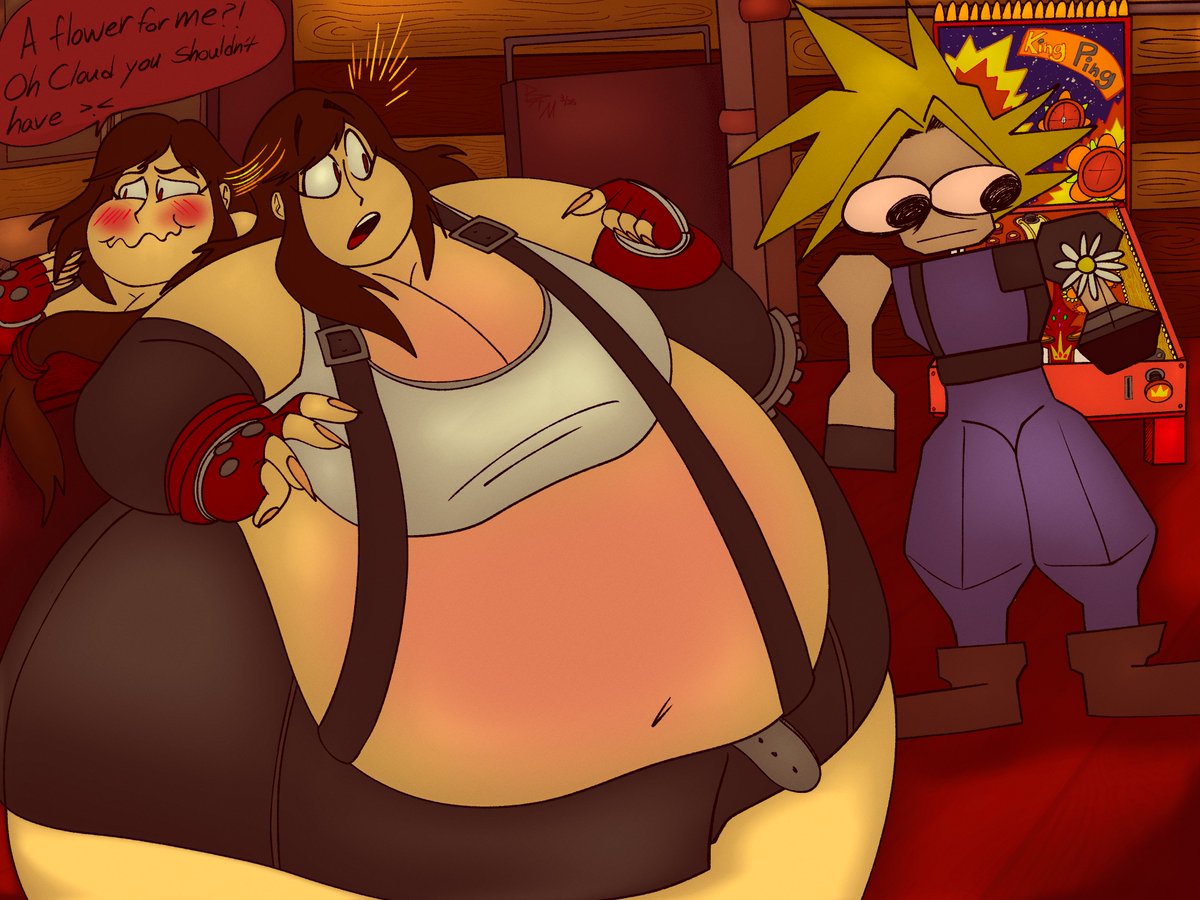 Clud wants to go on a pinball date with Tifa(t)