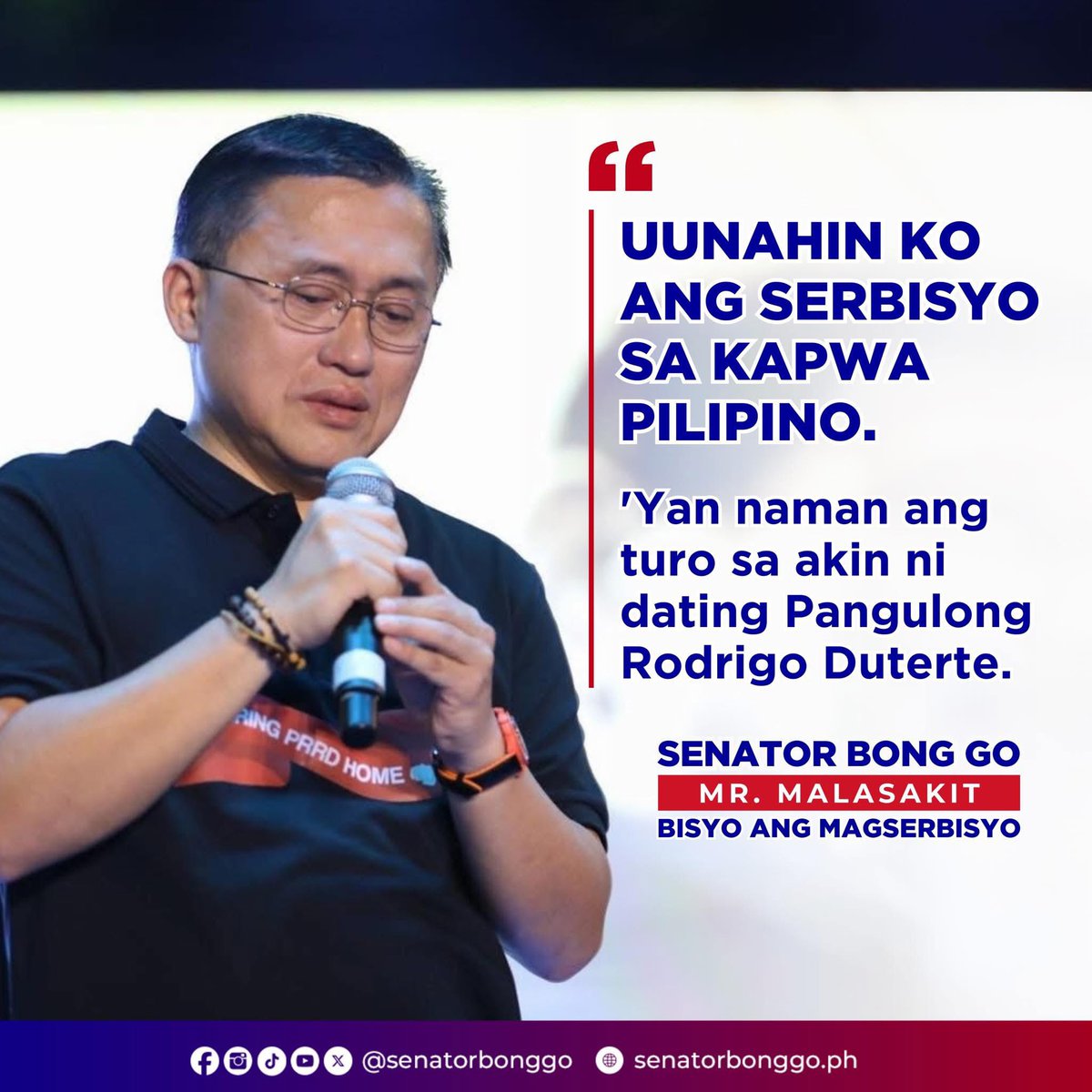 SenatorBongGo's tweet photo. https://t.co/j14RMbyJ8R