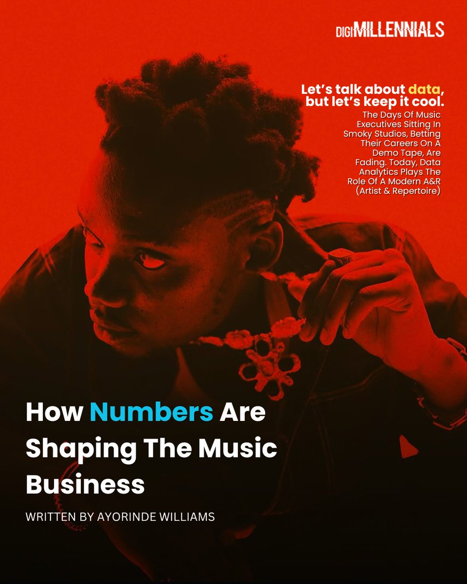 DigiMillennials's tweet photo. How Numbers Are Shaping The Music Business ๐
Read the article here:
https://t.co/mRxva4zbGm
written by @willsayo
#Digimillennials https://t.co/3hygskDuTA