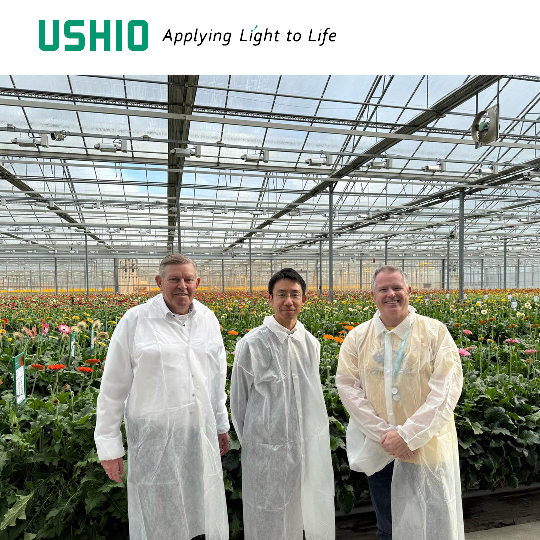 🌸 Presidential Visit! 🌸

Together with Ushio Europe’s new President William Mackenzie, our Sales Director for Horticulture, René Polak, and Hiroo Kasahara visited the renowned HilverdaFlorist in De Kwakel—experts in breeding and propagating unique cut flowers and garden plants.
